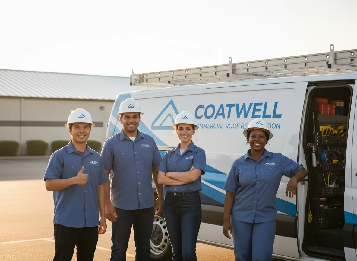 Commercial roof coating company in Rushford, NY